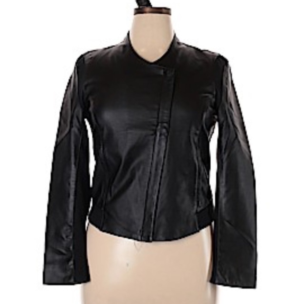 Faux leather jacket